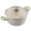 Кастрюля ENDEVER Stone-Beige-24C с крышкой ?24 см