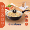 Сотейник алюминиевый с крышкой ENDEVER Stone-CREME-28C