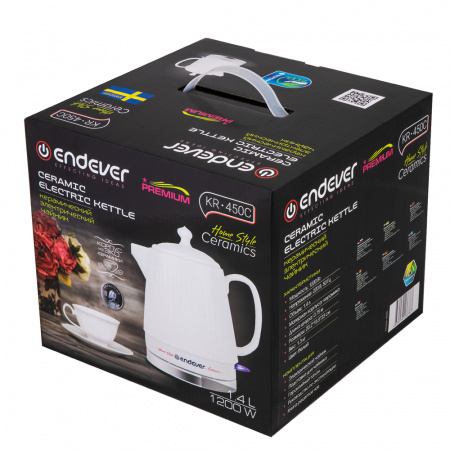 Чайник электрический керамический ENDEVER KR-450C