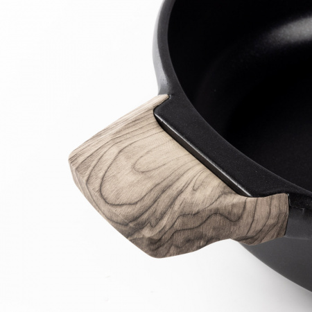 Сотейник алюминиевый с крышкой ENDEVER BLACKWOOD-283