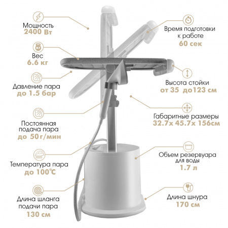 Универсальный отпариватель VLK Rimmini 7800
