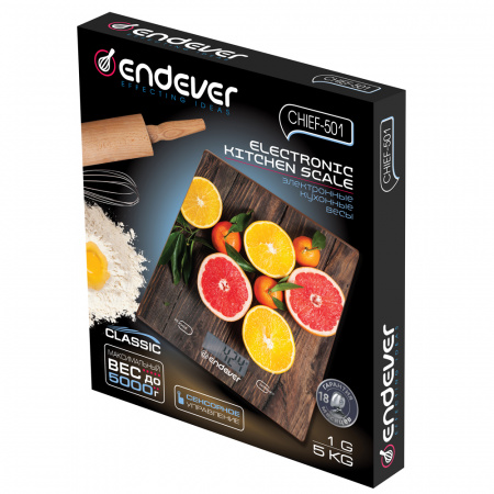 Весы кухонные электронные ENDEVER CHIEF-501