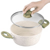 Кастрюля ENDEVER Stone-Beige-20C с крышкой ?20 см