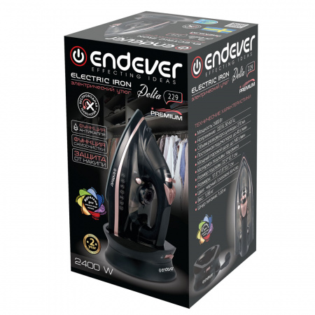 Электрический утюг ENDEVER DELTA-229