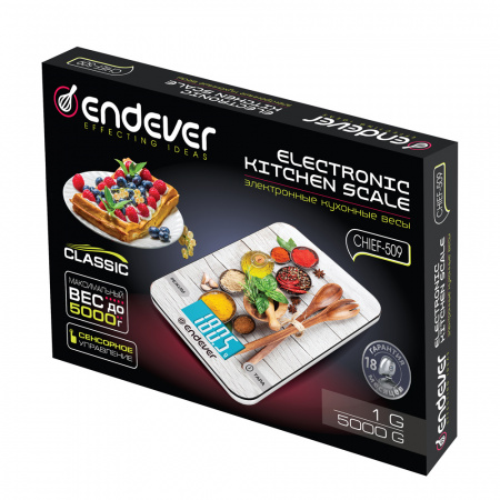 Весы кухонные электронные ENDEVER CHIEF-509