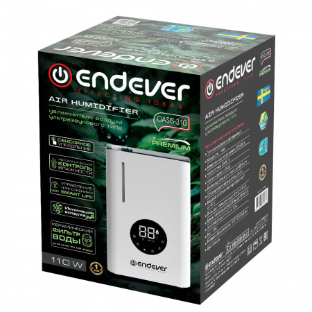 Увлажнитель воздуха ультразвукового типа ENDEVER OASIS-310