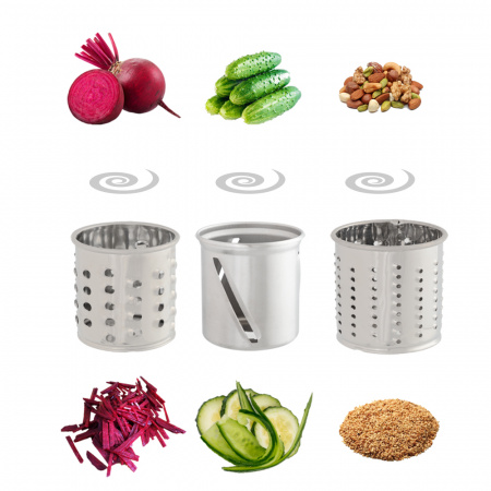 Комплект насадок-овощерезок CGM-001